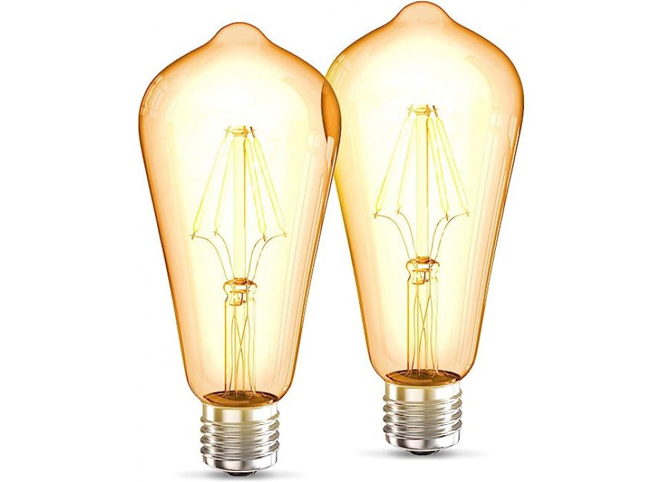 BKL1402 2-Pack Edison E27 Led Bulbs