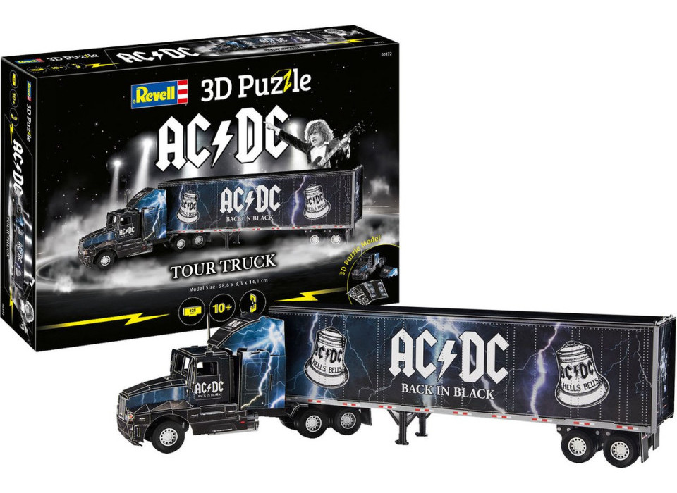 Revell 3d-puzzel Ac/dc Tour Truck 56,6 Cm Zwart 