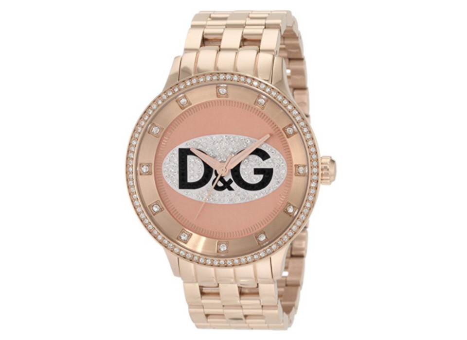 Dolce & Gabbana DW0847 horloge rosé goud Twv €300