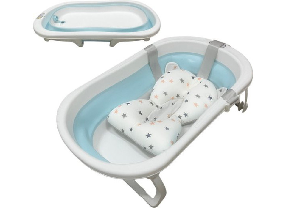 Babybadje 3 in 1 opvouwbaar - Inclusief badkussen 