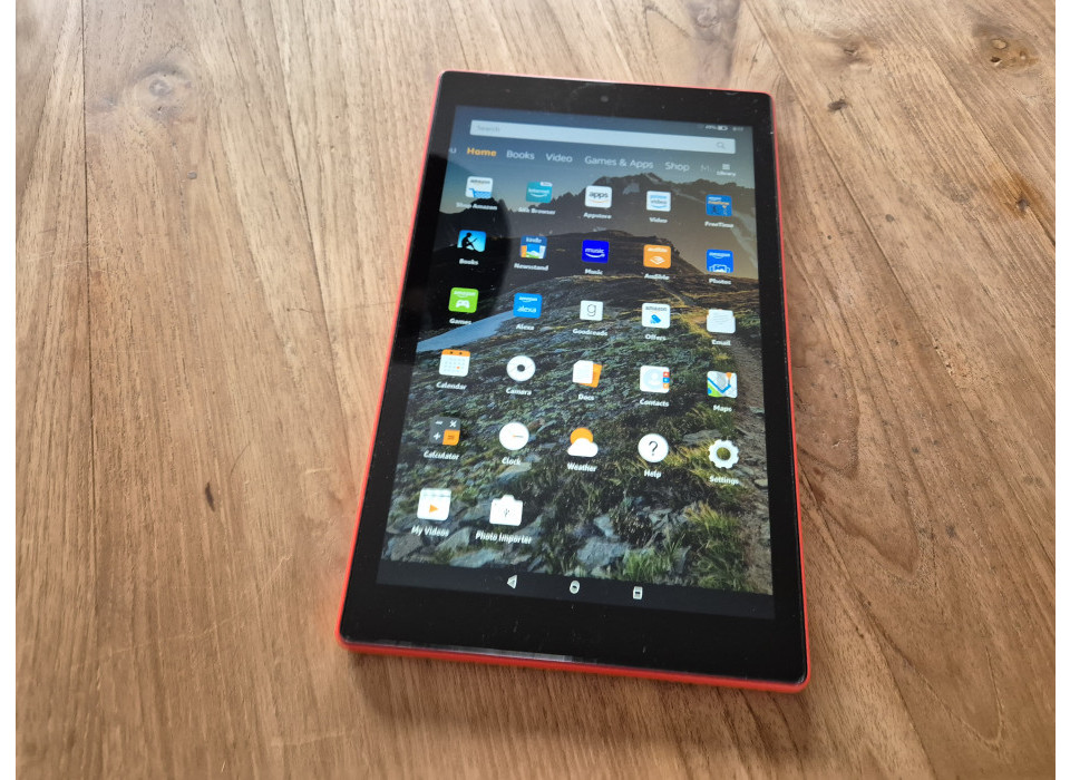 Amazon Fire HD 10 Tablet, 10.1" 7th Generatie Rood