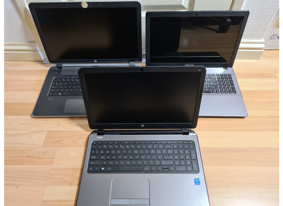3x DIY Laptops HP & Asus
