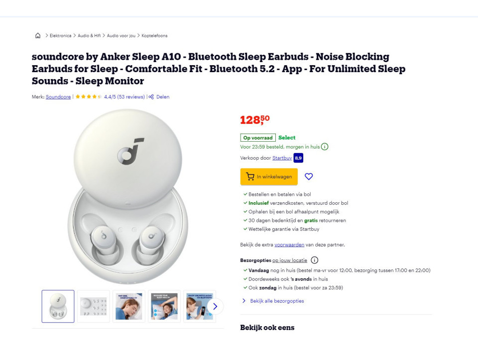 ​Soundcore by Anker Sleep A10 - Bluetooth Earbuds 