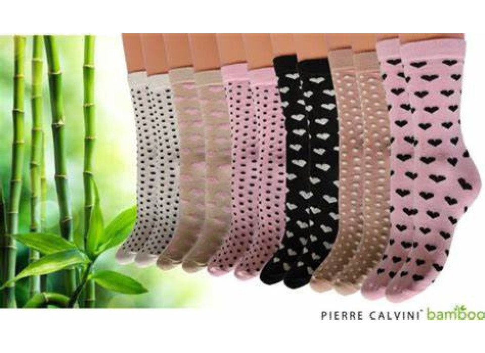 6 Paar Pierre Calvini Bamboo Sokken Maat 36-40